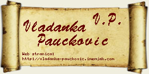 Vladanka Paučković vizit kartica